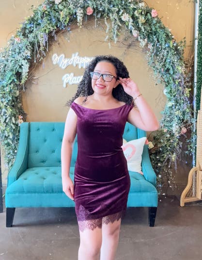 Product: Night Out Darling Velvet Mini