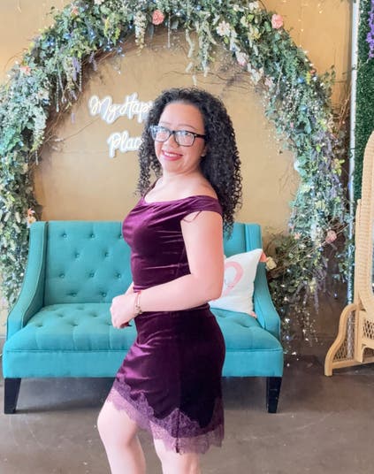 Night Out Darling Velvet Mini