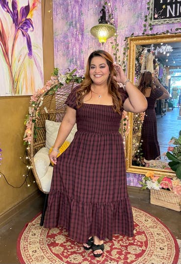 Product: Pretty in Plaid Midi